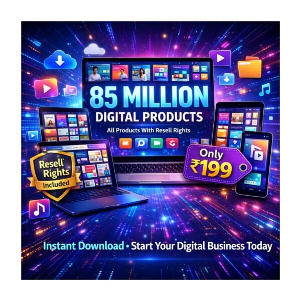 85 Million Digital Products with Resell Rights